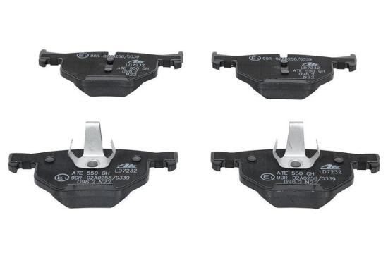 ATE Bremsscheibe 24.0120-0206.1 + Bremsbelagsatz, Scheibenbremse 13.0470-7232.2 Bild ATE Bremsscheibe 24.0120-0206.1 + Bremsbelagsatz, Scheibenbremse 13.0470-7232.2