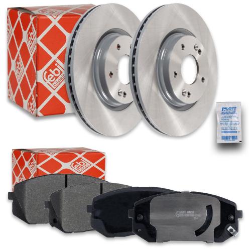 FEBI BILSTEIN Bremsbelagsatz, Scheibenbremse 116265 + Bremsscheibe 108575 Bild FEBI BILSTEIN Bremsbelagsatz, Scheibenbremse 116265 + Bremsscheibe 108575