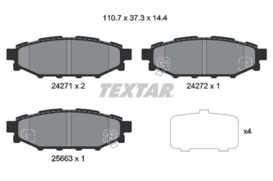 TEXTAR Bremsscheibe 92167800 + Bremsbelagsatz, Scheibenbremse 2427101 + Bremsbelagsatz, Scheibenbremse 2386501 + Bremsscheibe 92094603 Bild TEXTAR Bremsscheibe 92167800 + Bremsbelagsatz, Scheibenbremse 2427101 + Bremsbelagsatz, Scheibenbremse 2386501 + Bremsscheibe 92094603
