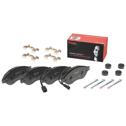 BREMBO Bremsbelagsatz, Scheibenbremse P 23 143 + Bremsbelagsatz, Scheibenbremse P 61 125 + Bremsscheibe 08.8094.50 + Bremsscheibe 09.8931.21 Bild BREMBO Bremsbelagsatz, Scheibenbremse P 23 143 + Bremsbelagsatz, Scheibenbremse P 61 125 + Bremsscheibe 08.8094.50 + Bremsscheibe 09.8931.21