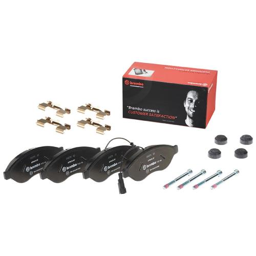 BREMBO Bremsscheibe 09.D017.11 + Bremsbelagsatz, Scheibenbremse P 23 144 Bild BREMBO Bremsscheibe 09.D017.11 + Bremsbelagsatz, Scheibenbremse P 23 144