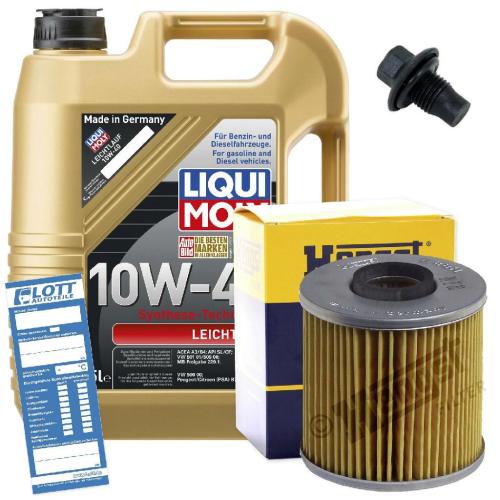 MAPCO Verschlussschraube, Ölwanne 95932 LIQUI MOLY Motoröl 1310 HENGST FILTER Ölfilter E88H D24 Bild MAPCO Verschlussschraube, Ölwanne 95932 LIQUI MOLY Motoröl 1310 HENGST FILTER Ölfilter E88H D24