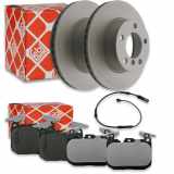 FEBI BILSTEIN Bremsbelagsatz, Scheibenbremse 16902 + Bremsscheibe 39112 + Warnkontakt, Bremsbelagverschleiß 39138