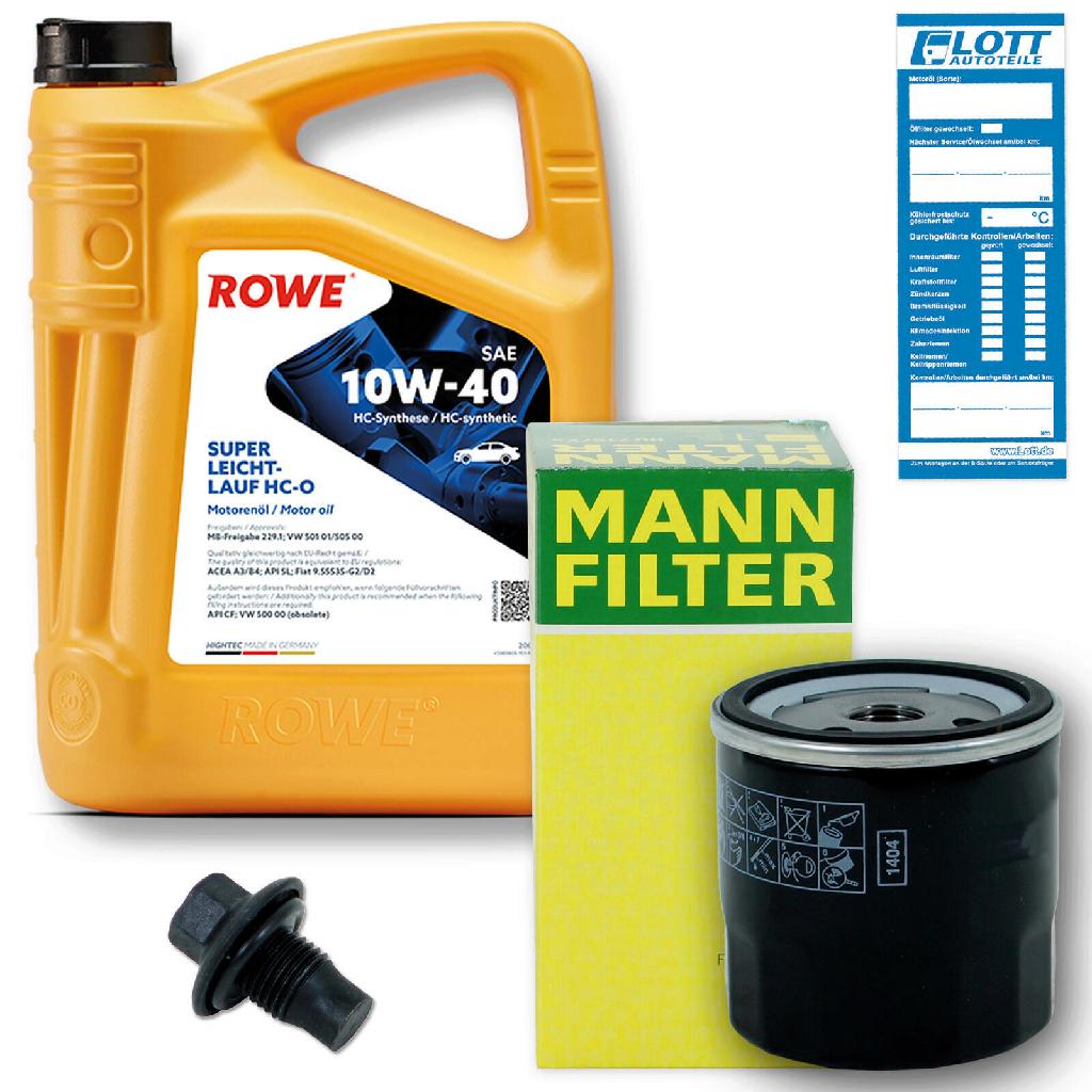 MAPCO Verschlussschraube, Ölwanne 95949 MANN-FILTER Ölfilter W 712/75 ROWE Motoröl 20058-0050-99