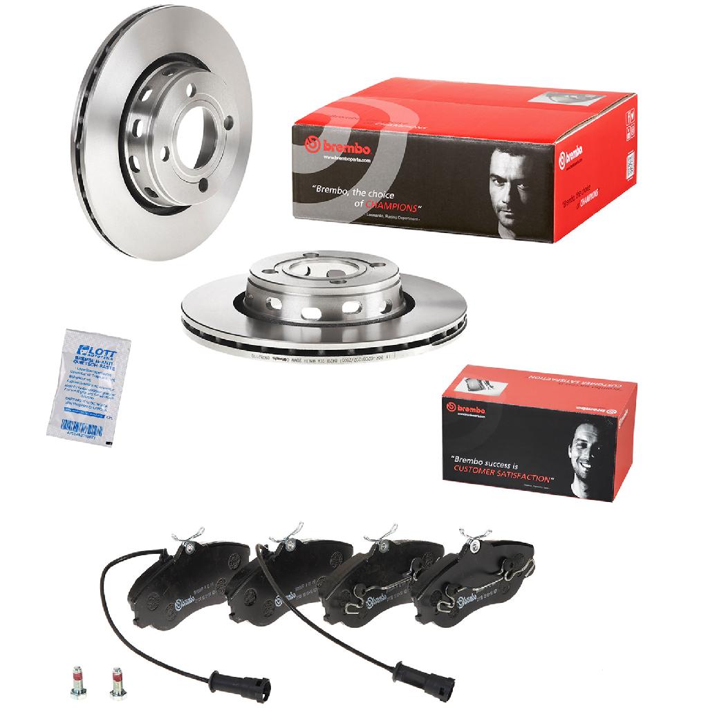 BREMBO Bremsscheibe 09.7821.10 + Bremsbelagsatz, Scheibenbremse P 85 018