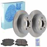 BLUE PRINT Bremsbelagsatz, Scheibenbremse ADA104214 + Bremsscheibe ADA104337