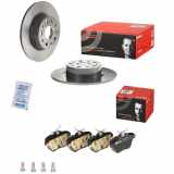 BREMBO Bremsscheibe 08.6768.11 + Bremsbelagsatz, Scheibenbremse P 23 067