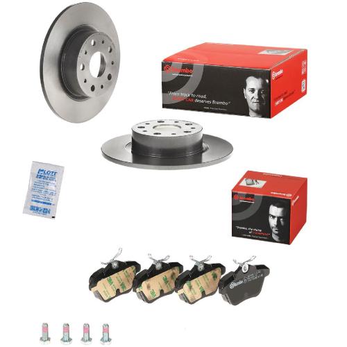 BREMBO Bremsscheibe 08.6768.11 + Bremsbelagsatz, Scheibenbremse P 23 067 Bild BREMBO Bremsscheibe 08.6768.11 + Bremsbelagsatz, Scheibenbremse P 23 067