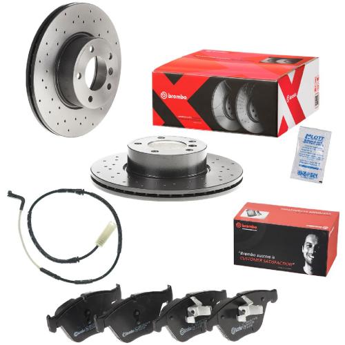 BREMBO Bremsscheibe 09.B337.2X + Warnkontakt, Bremsbelagverschleiß A 00 223 + Bremsbelagsatz, Scheibenbremse P 06 055 Bild BREMBO Bremsscheibe 09.B337.2X + Warnkontakt, Bremsbelagverschleiß A 00 223 + Bremsbelagsatz, Scheibenbremse P 06 055