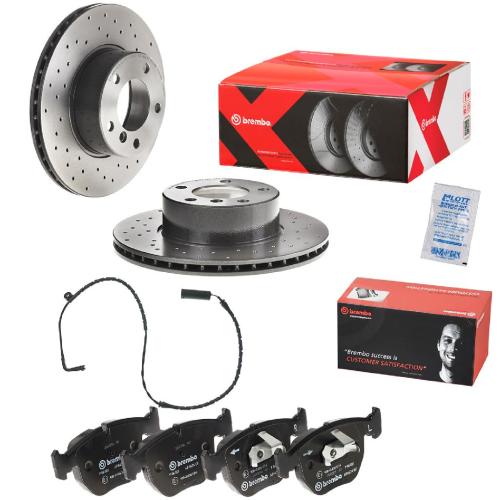 BREMBO Warnkontakt, Bremsbelagverschleiß A 00 200 + Bremsscheibe 09.6924.1X + Bremsbelagsatz, Scheibenbremse P 06 021 Bild BREMBO Warnkontakt, Bremsbelagverschleiß A 00 200 + Bremsscheibe 09.6924.1X + Bremsbelagsatz, Scheibenbremse P 06 021