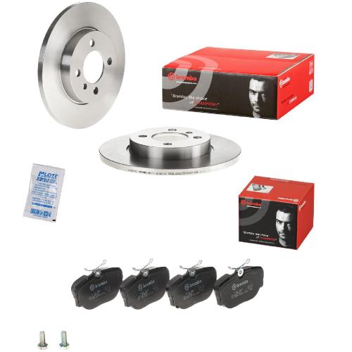 BREMBO Bremsscheibe 08.3068.10 + Bremsbelagsatz, Scheibenbremse P 06 010 Bild BREMBO Bremsscheibe 08.3068.10 + Bremsbelagsatz, Scheibenbremse P 06 010