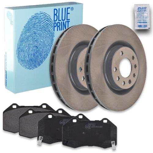 BLUE PRINT Bremsbelagsatz, Scheibenbremse ADW194217 + Bremsscheibe ADW194347 Bild BLUE PRINT Bremsbelagsatz, Scheibenbremse ADW194217 + Bremsscheibe ADW194347