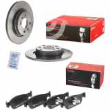 BREMBO Bremsbelagsatz, Scheibenbremse P 68 065 + Bremsscheibe 08.A268.21