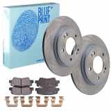 BLUE PRINT Bremsbelagsatz, Scheibenbremse ADG042127 + Bremsscheibe ADG043229