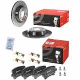 BREMBO Bremsscheibe 08.A202.11 + Bremsbelagsatz, Scheibenbremse P 85 073