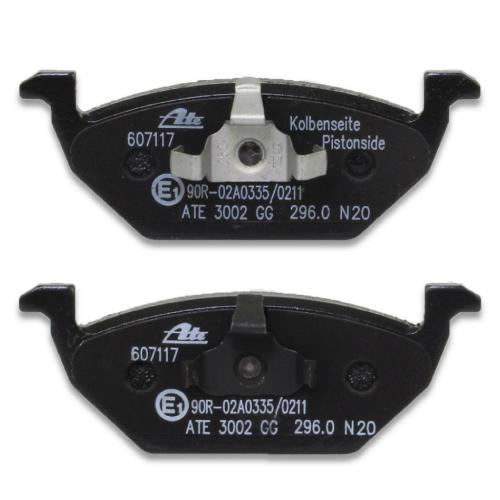 ATE Bremsbelagsatz, Scheibenbremse 13.0460-7117.2 + Bremsscheibe 24.0122-0151.1 Bild ATE Bremsbelagsatz, Scheibenbremse 13.0460-7117.2 + Bremsscheibe 24.0122-0151.1