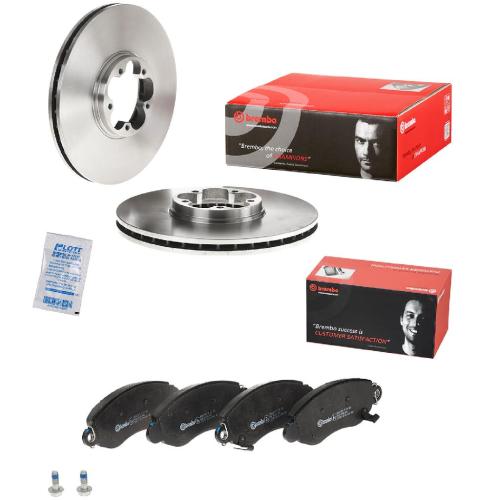 BREMBO Bremsscheibe 09.8837.14 + Bremsbelagsatz, Scheibenbremse P 24 052 Bild BREMBO Bremsscheibe 09.8837.14 + Bremsbelagsatz, Scheibenbremse P 24 052