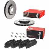 BREMBO Bremsbelagsatz, Scheibenbremse P 85 165 + Bremsscheibe 09.D423.11