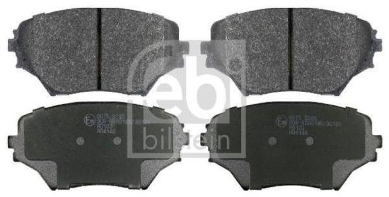FEBI BILSTEIN Bremsscheibe 108404 + Bremsbelagsatz, Scheibenbremse 116273 Bild FEBI BILSTEIN Bremsscheibe 108404 + Bremsbelagsatz, Scheibenbremse 116273