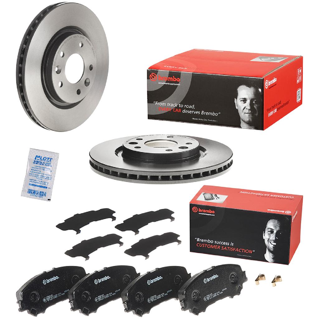 BREMBO Bremsscheibe 09.C545.11 + Bremsbelagsatz, Scheibenbremse P 56 100