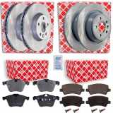 FEBI BILSTEIN Bremsbelagsatz, Scheibenbremse 16625 + Bremsscheibe 28361 + Bremsbelagsatz, Scheibenbremse 16772 + Bremsscheibe 30721