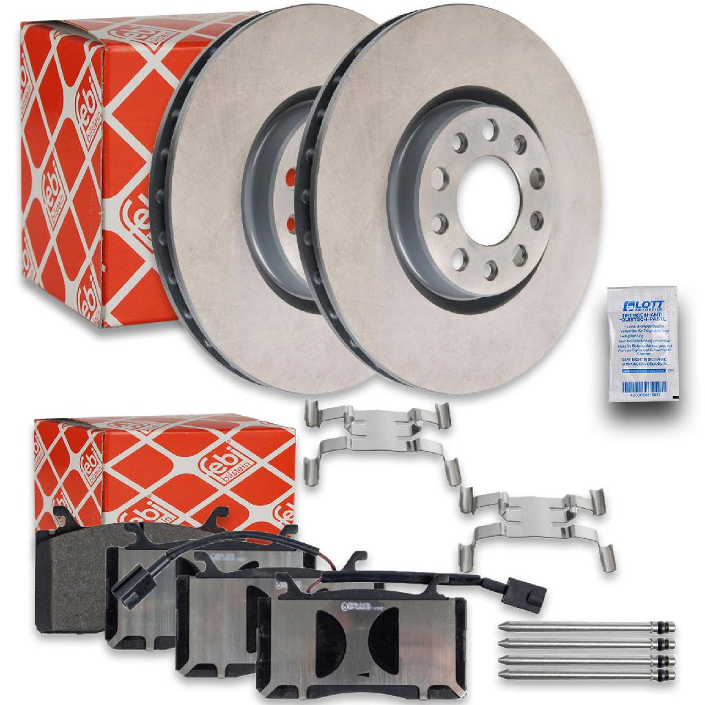 FEBI BILSTEIN Bremsscheibe 172916 + Bremsbelagsatz, Scheibenbremse 116228