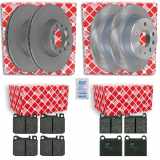 FEBI BILSTEIN Bremsbelagsatz, Scheibenbremse 16045 + Bremsscheibe 08506 + Bremsbelagsatz, Scheibenbremse 16127 + Bremsscheibe 10680