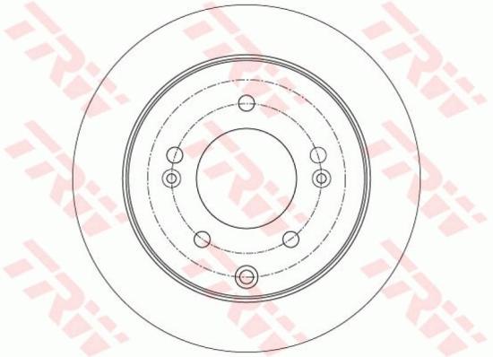 TRW Bremsscheibe DF7819 + Bremsbelagsatz, Scheibenbremse GDB3494 Bild TRW Bremsscheibe DF7819 + Bremsbelagsatz, Scheibenbremse GDB3494