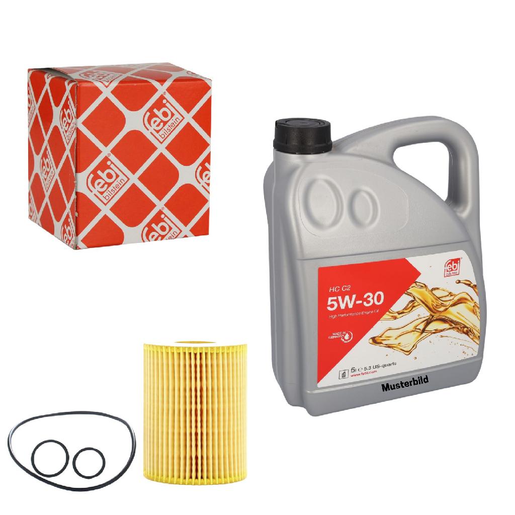 FEBI BILSTEIN Motoröl 173445 + Ölfilter 184180