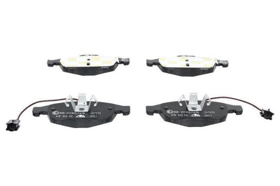 ATE Bremsscheibe 24.0126-0168.1 + Bremsbelagsatz, Scheibenbremse 13.0470-7273.2 Bild ATE Bremsscheibe 24.0126-0168.1 + Bremsbelagsatz, Scheibenbremse 13.0470-7273.2