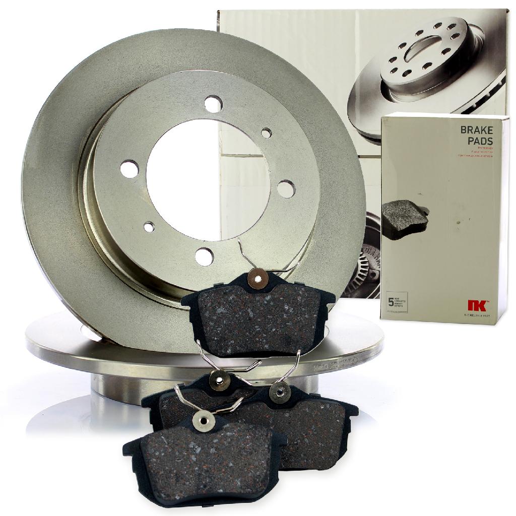 NK Bremsscheibe 204840 + Bremsbelagsatz, Scheibenbremse 224815