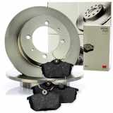 NK Bremsscheibe 204840 + Bremsbelagsatz, Scheibenbremse 224815