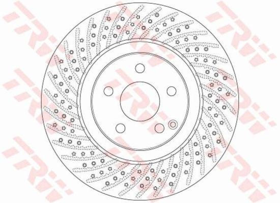 TRW Bremsscheibe DF6433S + Bremsbelagsatz, Scheibenbremse GDB1542 Bild TRW Bremsscheibe DF6433S + Bremsbelagsatz, Scheibenbremse GDB1542