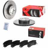 BREMBO Bremsbelagsatz, Scheibenbremse P 78 007 + Bremsscheibe 09.5674.2X