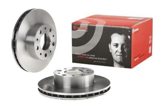 BREMBO Bremsscheibe 09.A235.20 + Bremsbelagsatz, Scheibenbremse P 61 118 Bild BREMBO Bremsscheibe 09.A235.20 + Bremsbelagsatz, Scheibenbremse P 61 118