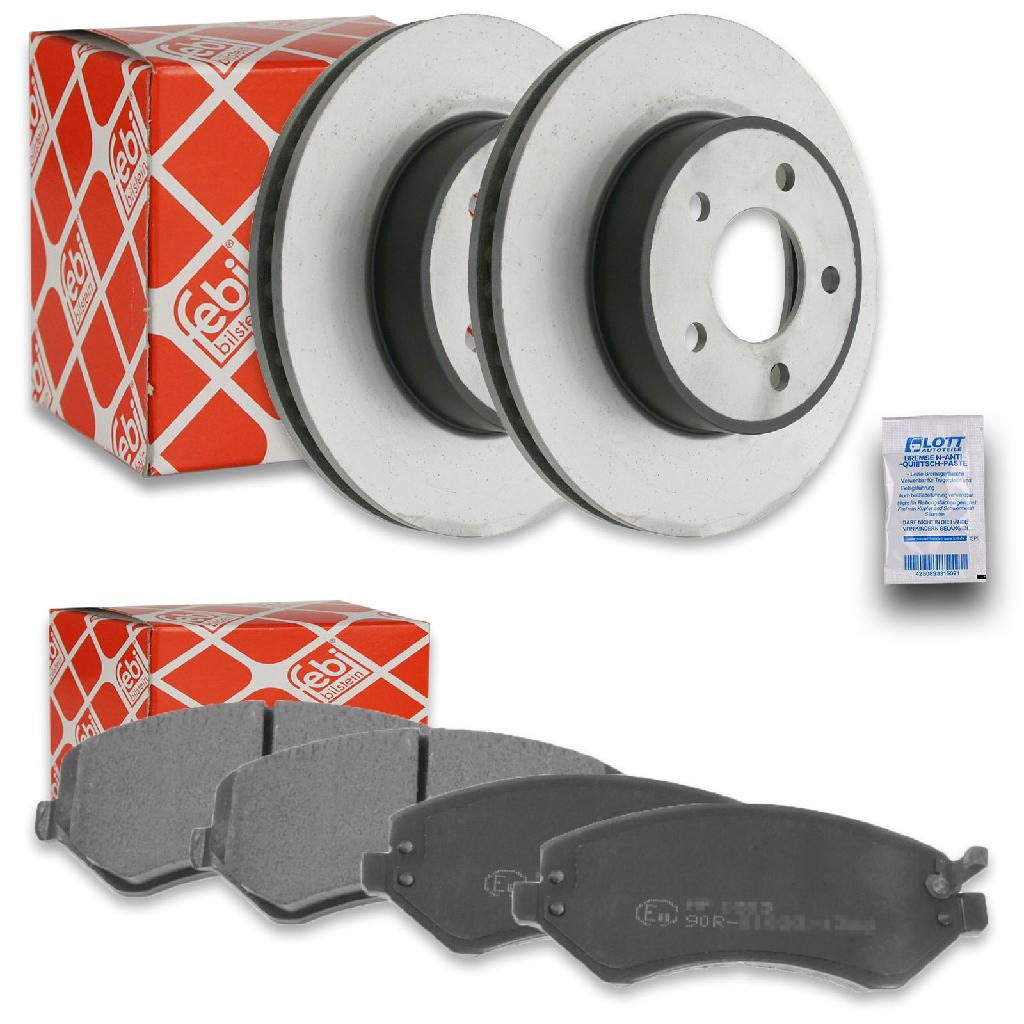 FEBI BILSTEIN Bremsscheibe 28176 + Bremsbelagsatz, Scheibenbremse 116340
