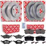 FEBI BILSTEIN Bremsbelagsatz, Scheibenbremse 16279 + Bremsscheibe 12578 + Bremsbelagsatz, Scheibenbremse 16167 + Bremsscheibe 05652