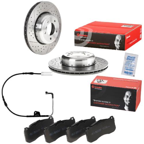 BREMBO Warnkontakt, Bremsbelagverschleiß A 00 213 + Bremsbelagsatz, Scheibenbremse P 06 041 + Bremsscheibe 09.C420.13 Bild BREMBO Warnkontakt, Bremsbelagverschleiß A 00 213 + Bremsbelagsatz, Scheibenbremse P 06 041 + Bremsscheibe 09.C420.13