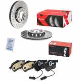 BREMBO Bremsscheibe 09.5745.2X + Bremsbelagsatz, Scheibenbremse P 85 037