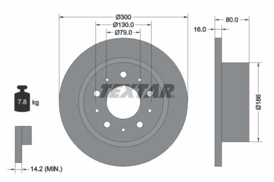 TEXTAR Bremsscheibe 92157600 + Bremsbelagsatz, Scheibenbremse 2446701 + Bremsbelagsatz, Scheibenbremse 2446501 + Bremsscheibe 92157303 Bild TEXTAR Bremsscheibe 92157600 + Bremsbelagsatz, Scheibenbremse 2446701 + Bremsbelagsatz, Scheibenbremse 2446501 + Bremsscheibe 92157303