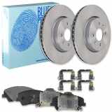 BLUE PRINT Bremsscheibe ADG043201 + Bremsbelagsatz, Scheibenbremse ADG042175