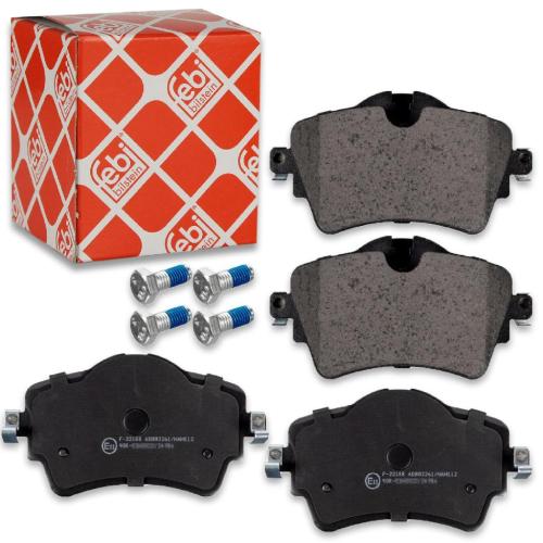 FEBI BILSTEIN Warnkontakt, Bremsbelagverschleiß 101072 + Bremsbelagsatz, Scheibenbremse 116345 + Warnkontakt, Bremsbelagverschleiß 102262 + Bremsbelagsatz, Scheibenbremse 16910 + Bremsscheibe 104105 + Bremsscheibe 108632 Bild FEBI BILSTEIN Warnkontakt, Bremsbelagverschleiß 101072 + Bremsbelagsatz, Scheibenbremse 116345 + Warnkontakt, Bremsbelagverschleiß 102262 + Bremsbelagsatz, Scheibenbremse 16910 + Bremsscheibe 104105 + Bremsscheibe 108632