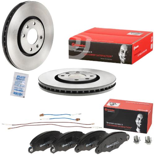 BREMBO Bremsscheibe 09.7877.11 + Bremsbelagsatz, Scheibenbremse P 61 061 Bild BREMBO Bremsscheibe 09.7877.11 + Bremsbelagsatz, Scheibenbremse P 61 061