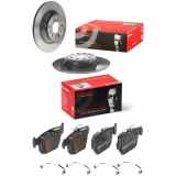 BREMBO Bremsscheibe 08.C501.11 + Bremsbelagsatz, Scheibenbremse P 85 184