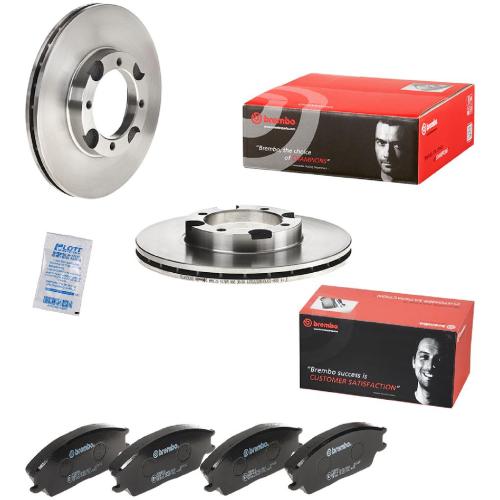 BREMBO Bremsbelagsatz, Scheibenbremse P 30 001 + Bremsscheibe 09.5004.10 Bild BREMBO Bremsbelagsatz, Scheibenbremse P 30 001 + Bremsscheibe 09.5004.10