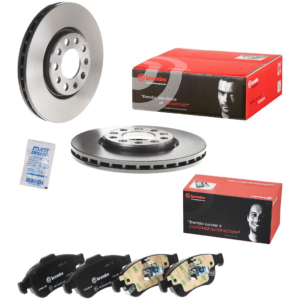 BREMBO Bremsbelagsatz, Scheibenbremse P 23 165 + Bremsscheibe 09.A721.11