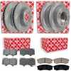 FEBI BILSTEIN Bremsscheibe 108388 + Bremsscheibe 108458 + Bremsbelagsatz, Scheibenbremse 16732 + Bremsbelagsatz, Scheibenbremse 16726