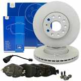 ATE Bremsscheibe 24.0125-0145.1 + Bremsbelagsatz, Scheibenbremse 13.0460-2785.2