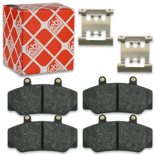 FEBI BILSTEIN Bremsscheibe 11449 + Bremsbelagsatz, Scheibenbremse 16231 + Bremsbelagsatz, Scheibenbremse 16211 + Bremsscheibe 11448 Bild FEBI BILSTEIN Bremsscheibe 11449 + Bremsbelagsatz, Scheibenbremse 16231 + Bremsbelagsatz, Scheibenbremse 16211 + Bremsscheibe 11448