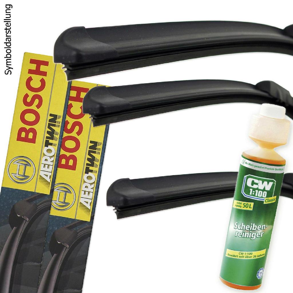 Bosch Scheibenwischer Set + Dr.Wack Reiniger